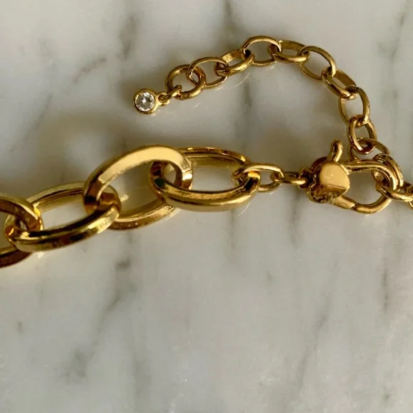 Kate Spade Gold Statement Chunky & Funky Multicolor Beaded Charm Necklace - Picture 6 of 9